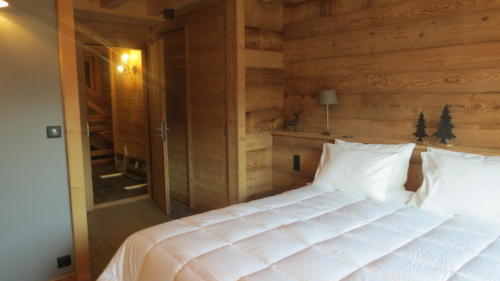 Chambre chalet bois