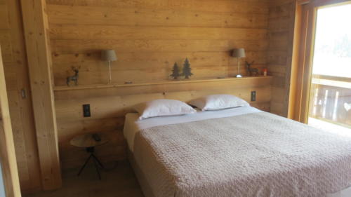 Chambre chalet bois