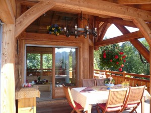 Charpente chalet Dufour