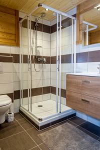 Salle de bain chalet bois